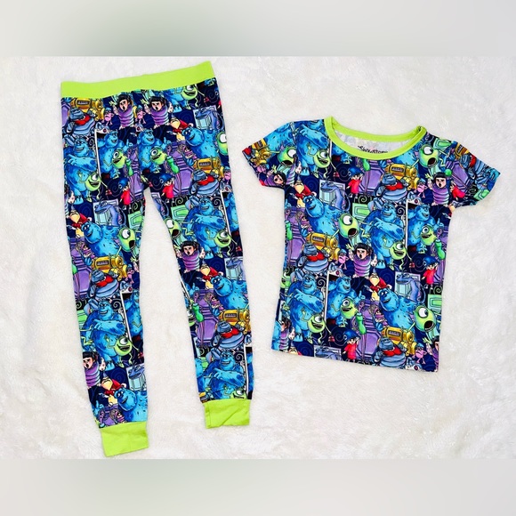 Monster Inc Bamboo Pj Set - Picture 2 of 4
